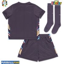 England Auswärts Trikotsatz Kinder EM 2024 Kurzarm (+ Kurze Hosen)